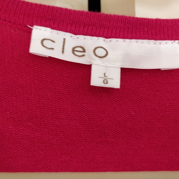 Pink Cleo Sweater, Size L - Picture 2 of 7